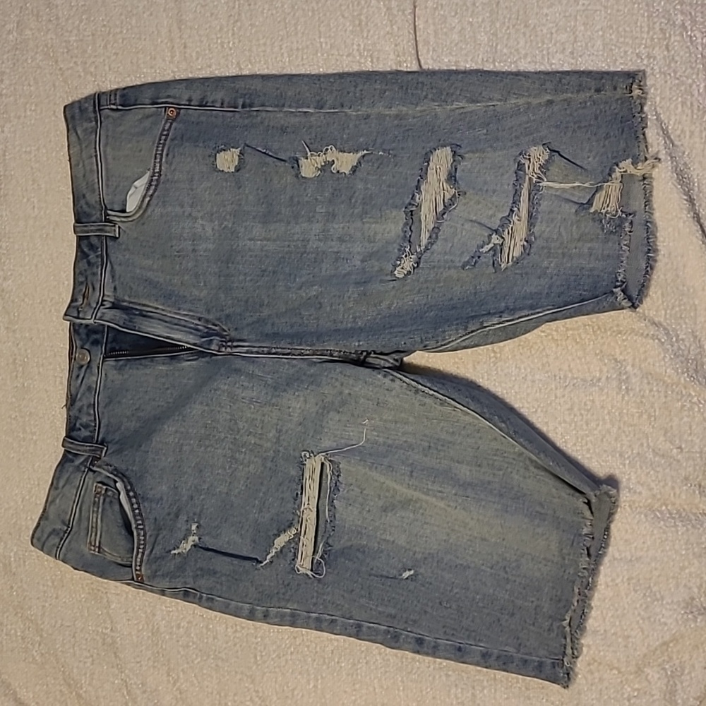 Denim shorts